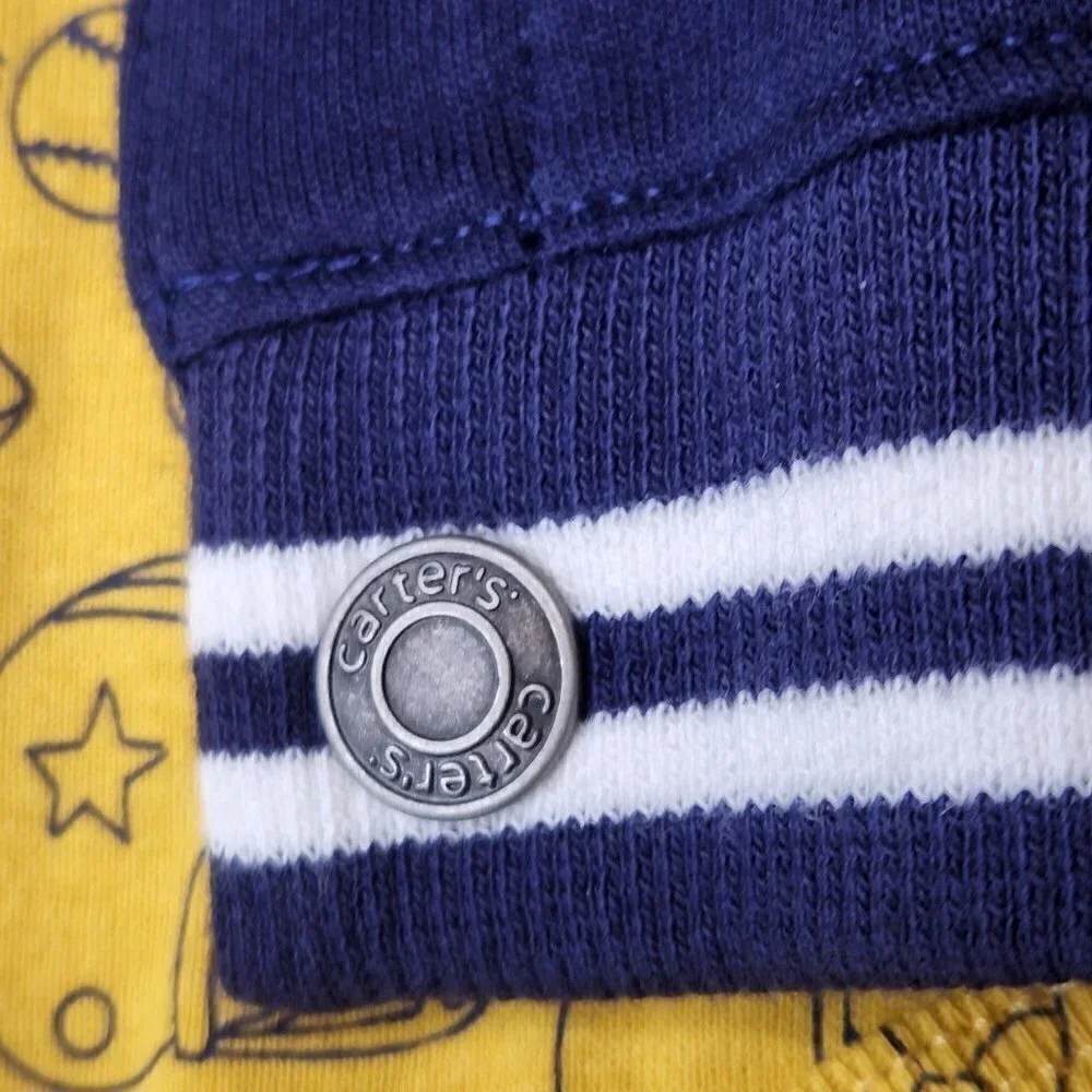 New Carter's 2-pieces Sport Captain Blue Varsity Jacket 24m